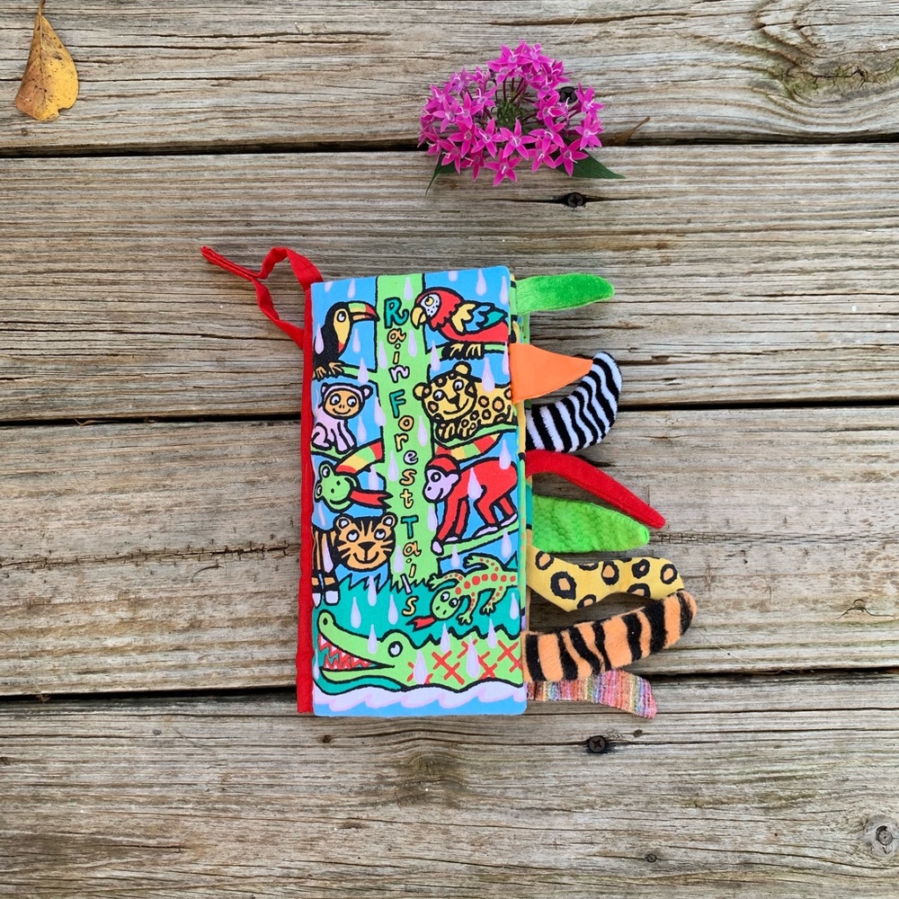 🦜 Jellycat Soft Cloth Fabric Book